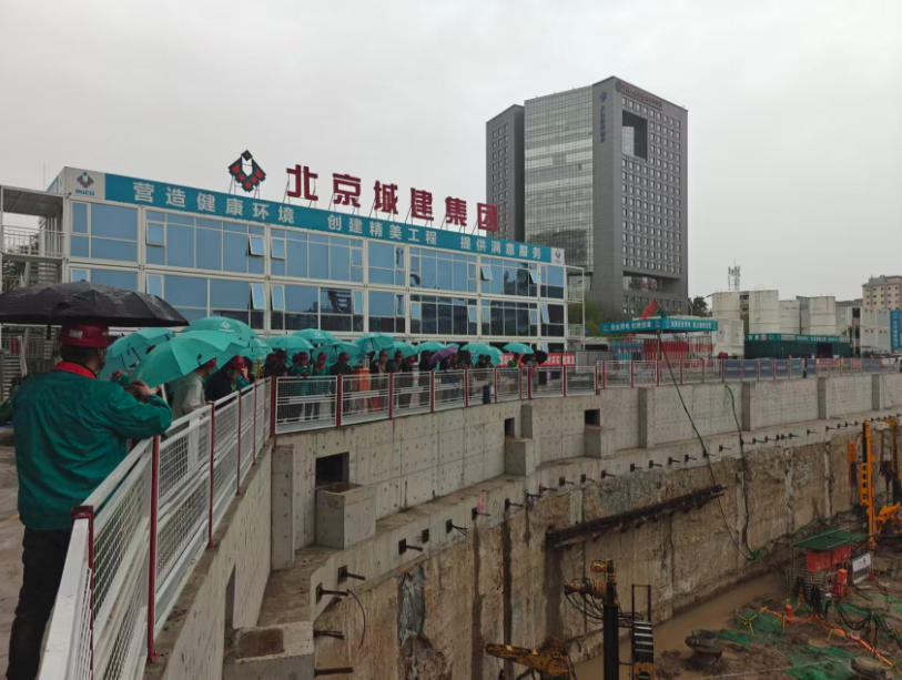 北京地礦當代注漿項目施工現(xiàn)場，注漿施工環(huán)節(jié)專項現(xiàn)場觀摩考察活動